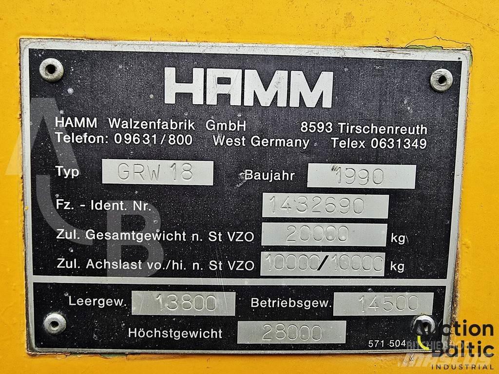 Hamm GRW 18 مداحل ذات إطارات هوائية