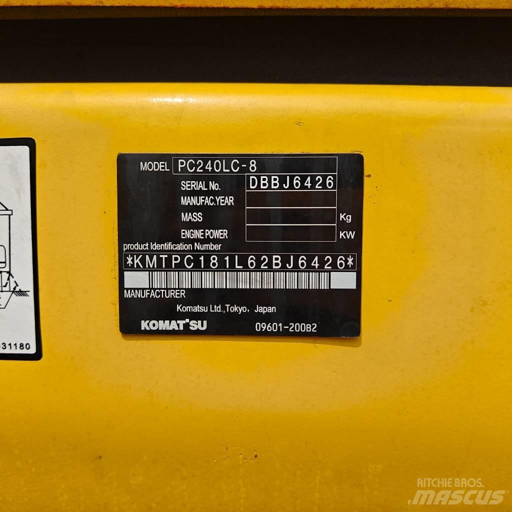 Komatsu 240-8 حفارات زحافة