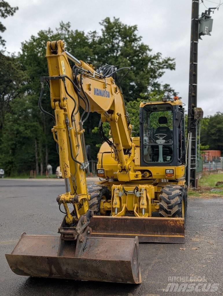 Komatsu PW 98 MR-8 حفارات بعجل