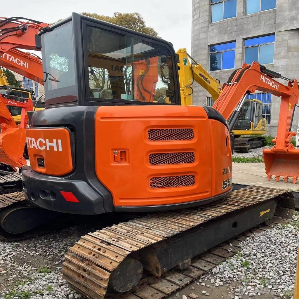 Hitachi zx55USR حفارات صغيرة أقل من 7 طن (حفارات صغيرة)