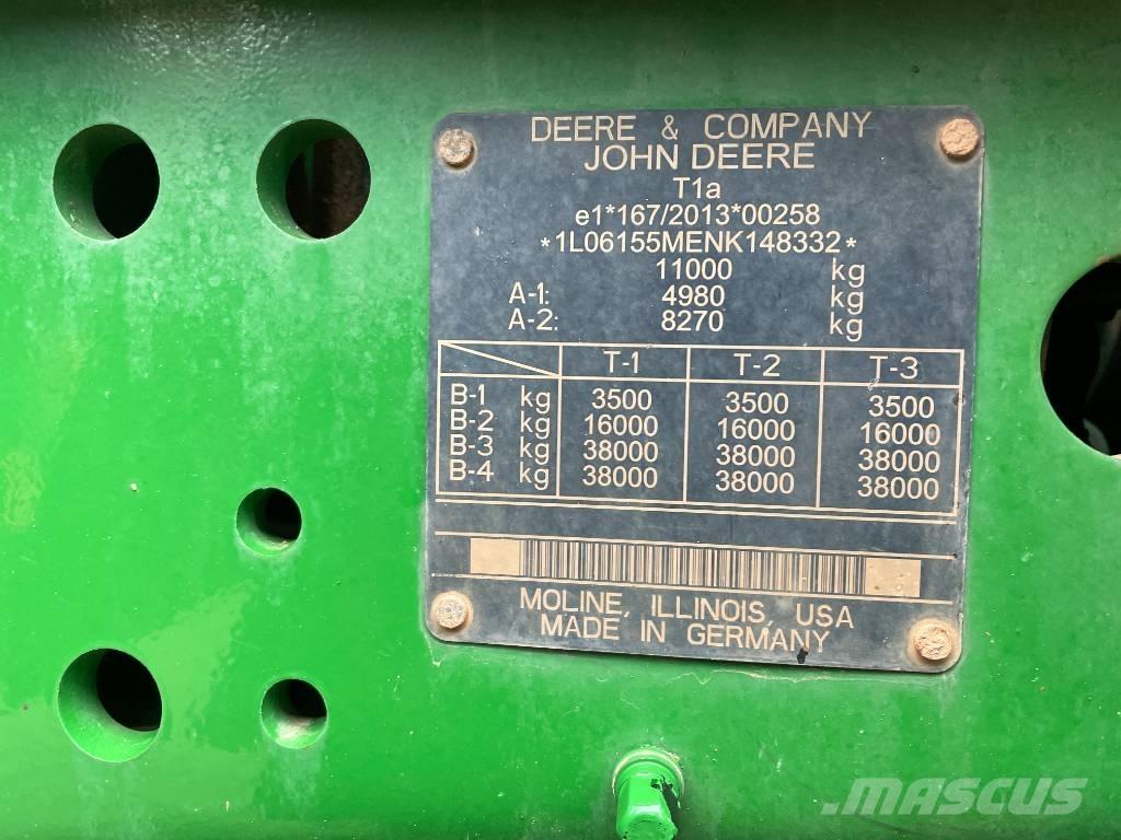 John Deere 6155 M الجرارات