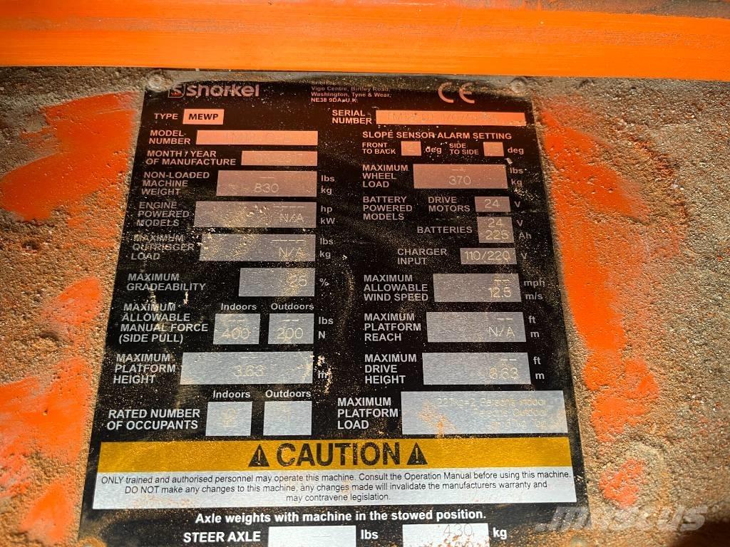 Snorkel TM 12 رافعات السارية الرأسية