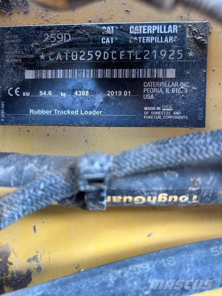 CAT 259 D لوادر انزلاقية التوجيه