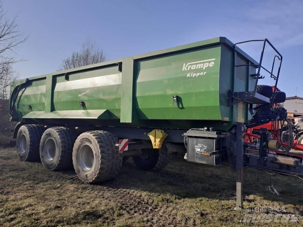 Krampe Big Body 900 نصف مقطورات مسطحة / مفصلية الجوانب