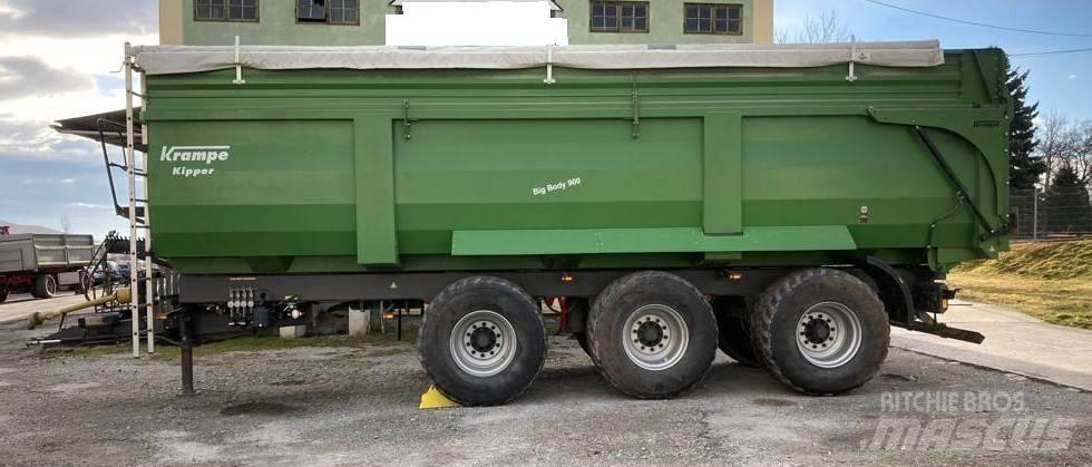 Krampe Big Body 900 نصف مقطورات مسطحة / مفصلية الجوانب