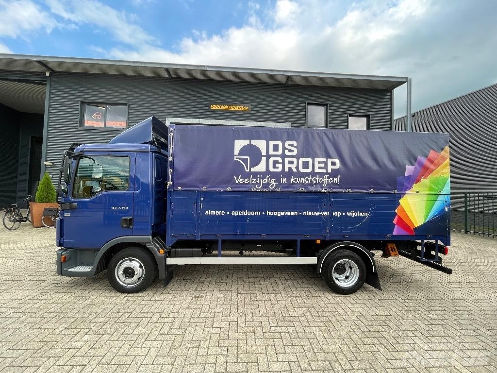 MAN TGL 7.190 شاحنات بغطاء جانبي