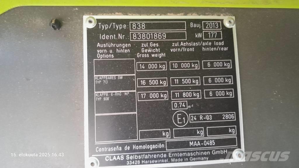 CLAAS Tucano 430 APS حصادات