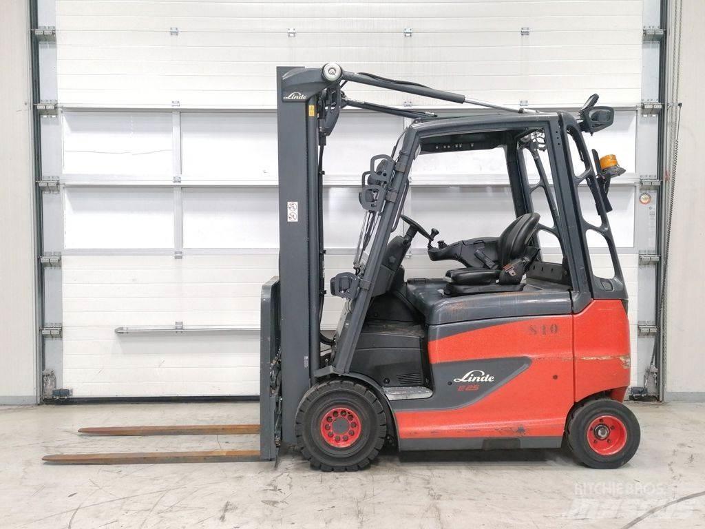 Linde E25H-01/600 شاحنات ذات رافعات شوكية تعمل بالكهرباء