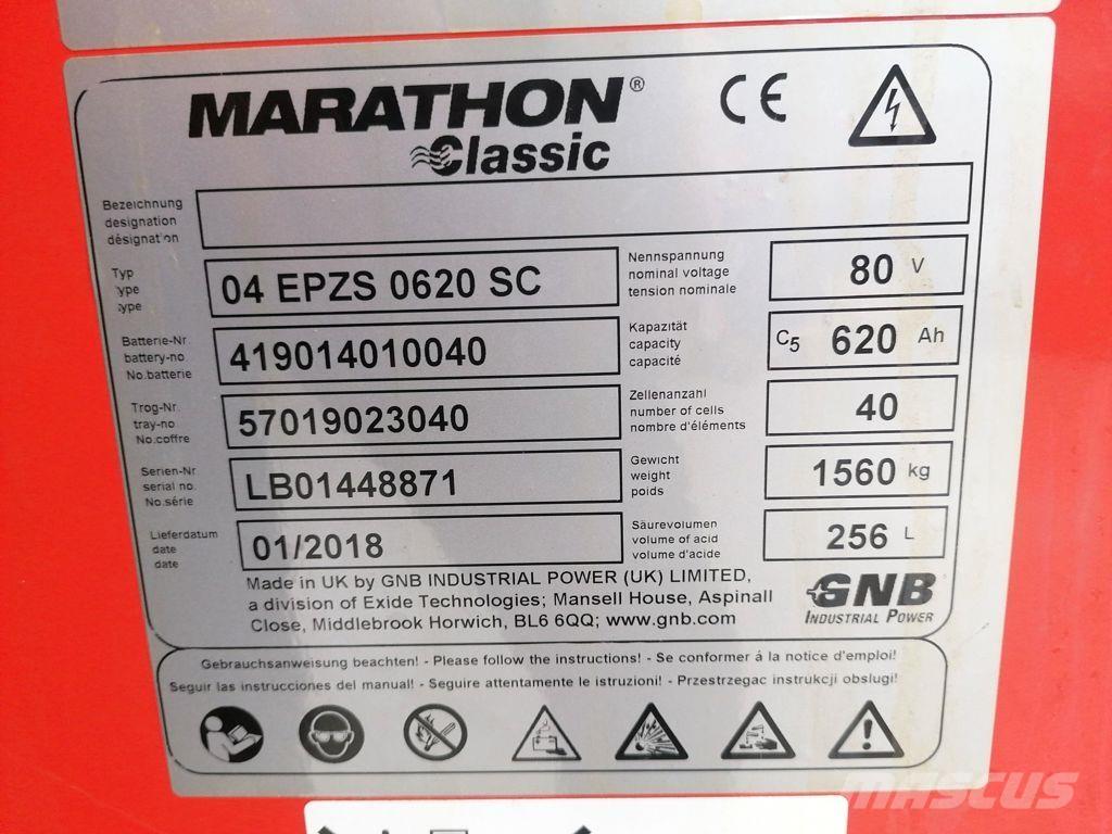 Linde E25H-01/600 شاحنات ذات رافعات شوكية تعمل بالكهرباء