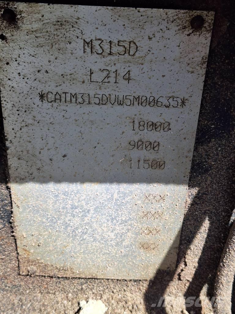 CAT M 315 D حفارات بعجل