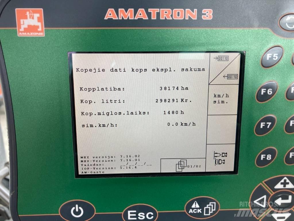 Amazone UX 4200 الرشاشات