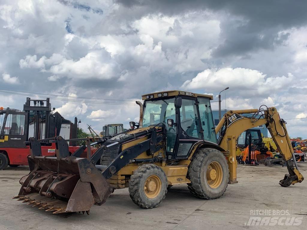 CAT 442 D لوادر ذات جرافات عكسية