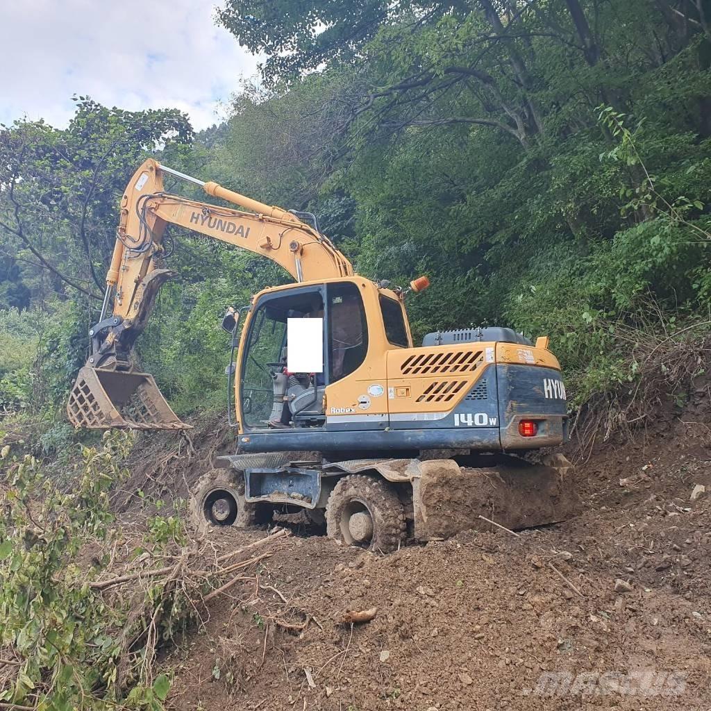 Hyundai Robex 140 W حفارات بعجل