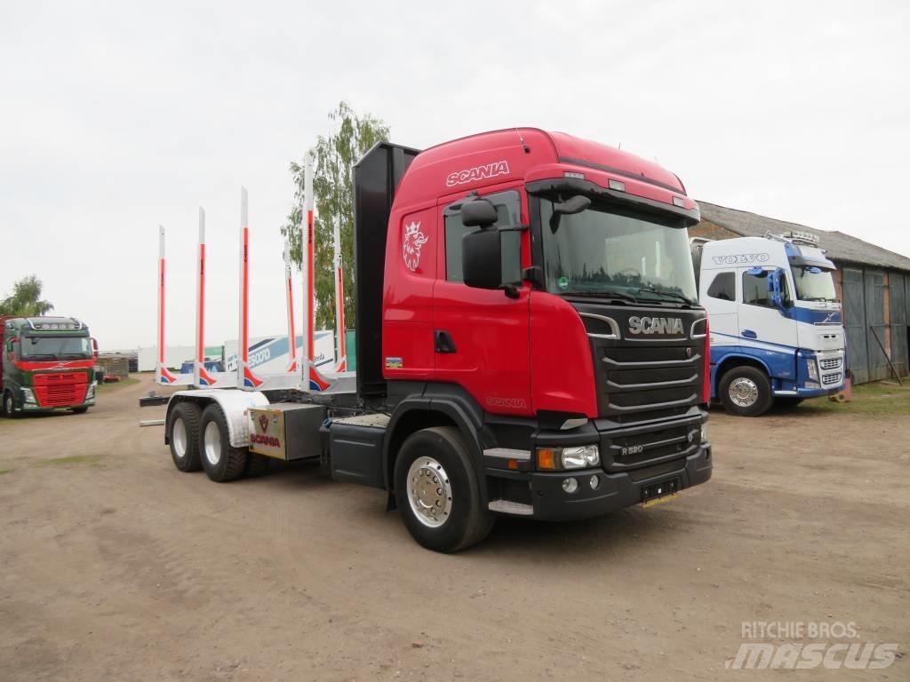 Scania R 520 شاحنات أشجار