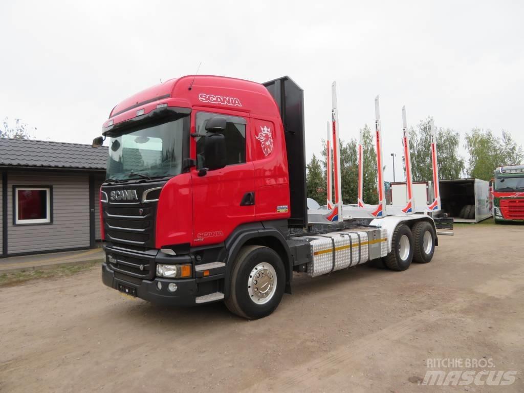 Scania R 520 شاحنات أشجار