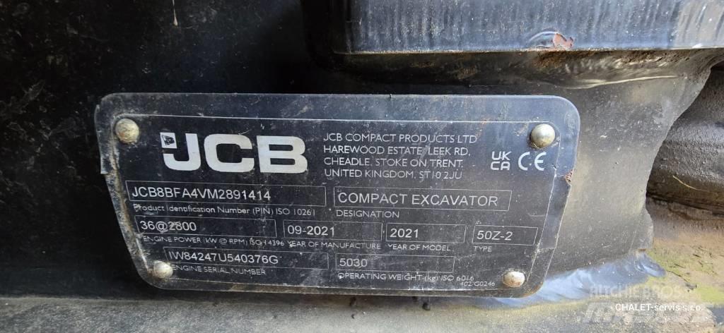 JCB 50 Z-2 حفارات صغيرة أقل من 7 طن (حفارات صغيرة)