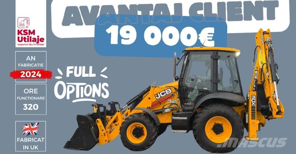 JCB 3 CX لوادر ذات جرافات عكسية