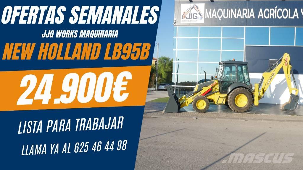New Holland LB 95 B لوادر ذات جرافات عكسية