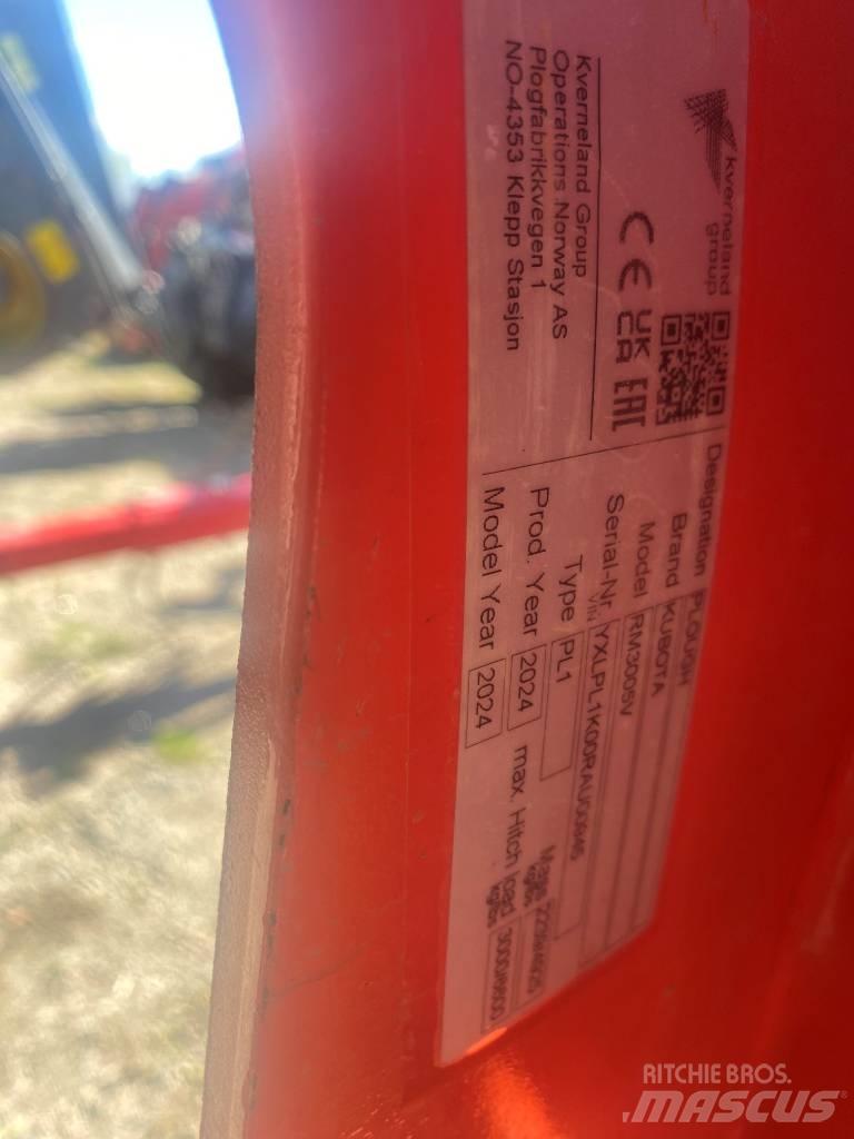 Kubota RM 300 SV محاريث عكسية