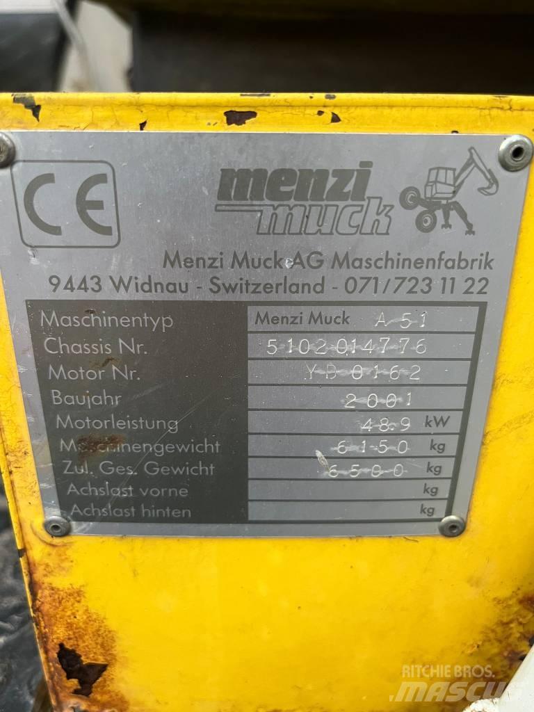 Menzi Muck A51 حفارات خاصة
