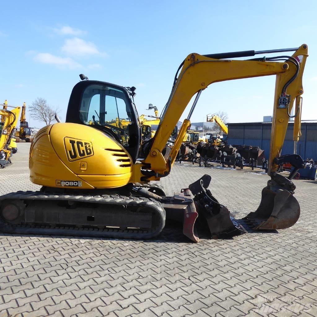 JCB 8080 ZTS حفارات وسط 7 طن - 12 طن