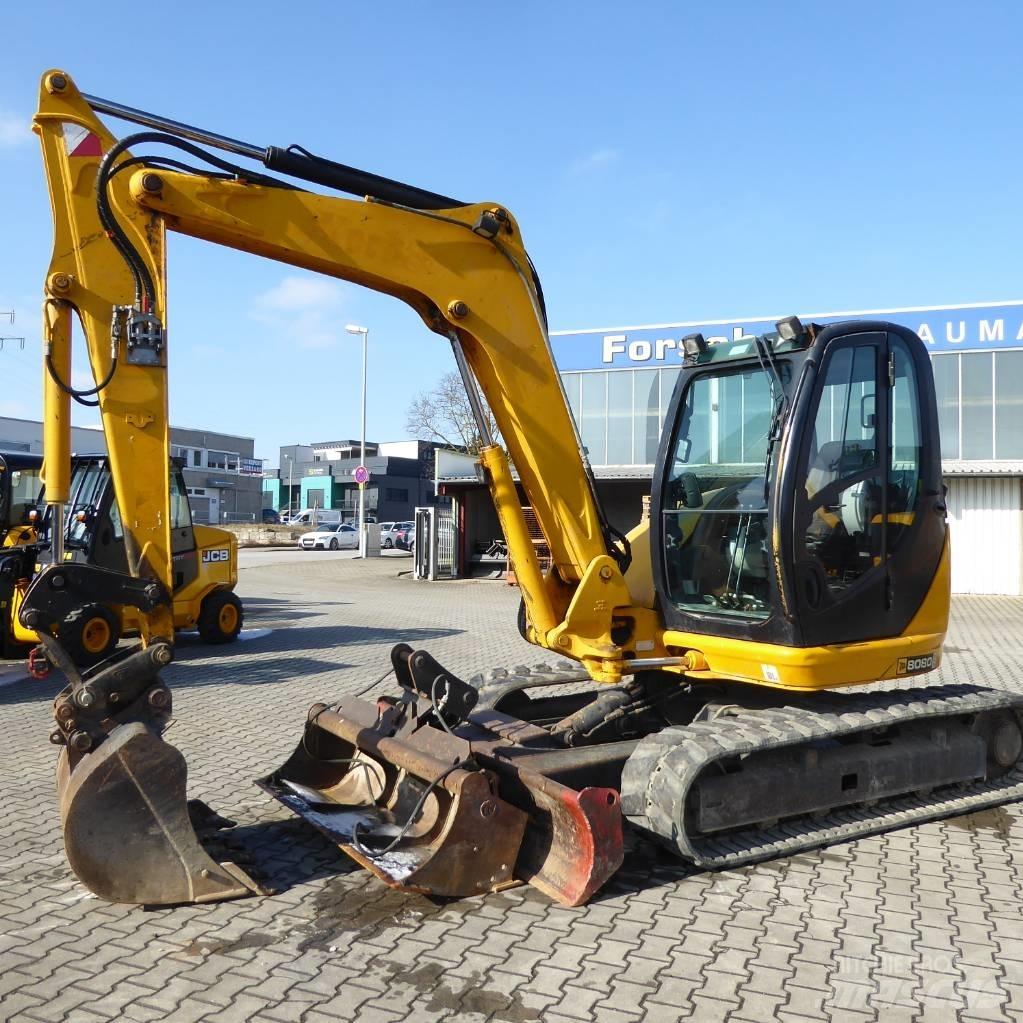 JCB 8080 ZTS حفارات وسط 7 طن - 12 طن