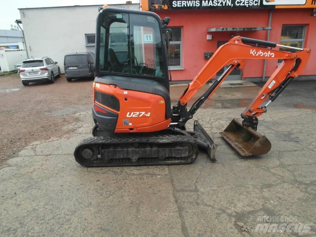 Kubota U 27-4 حفارات صغيرة أقل من 7 طن (حفارات صغيرة)