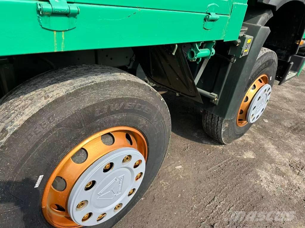 Sinotruk HOWO420hp شاحنات مسطحة/مفصلية الجوانب