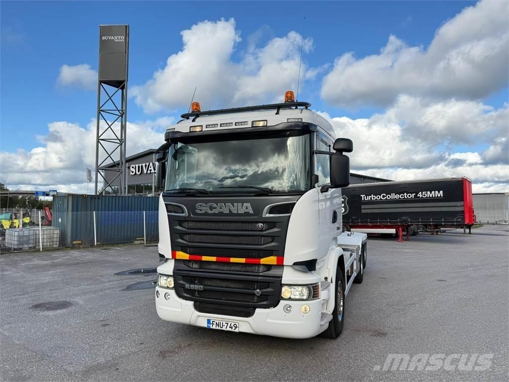 Scania R 520 6X2 شاحنات الرافعات الخطافية