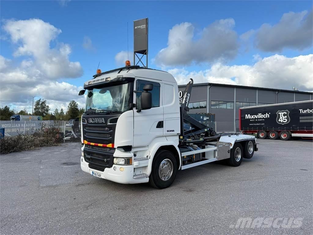 Scania R 520 6X2 شاحنات الرافعات الخطافية