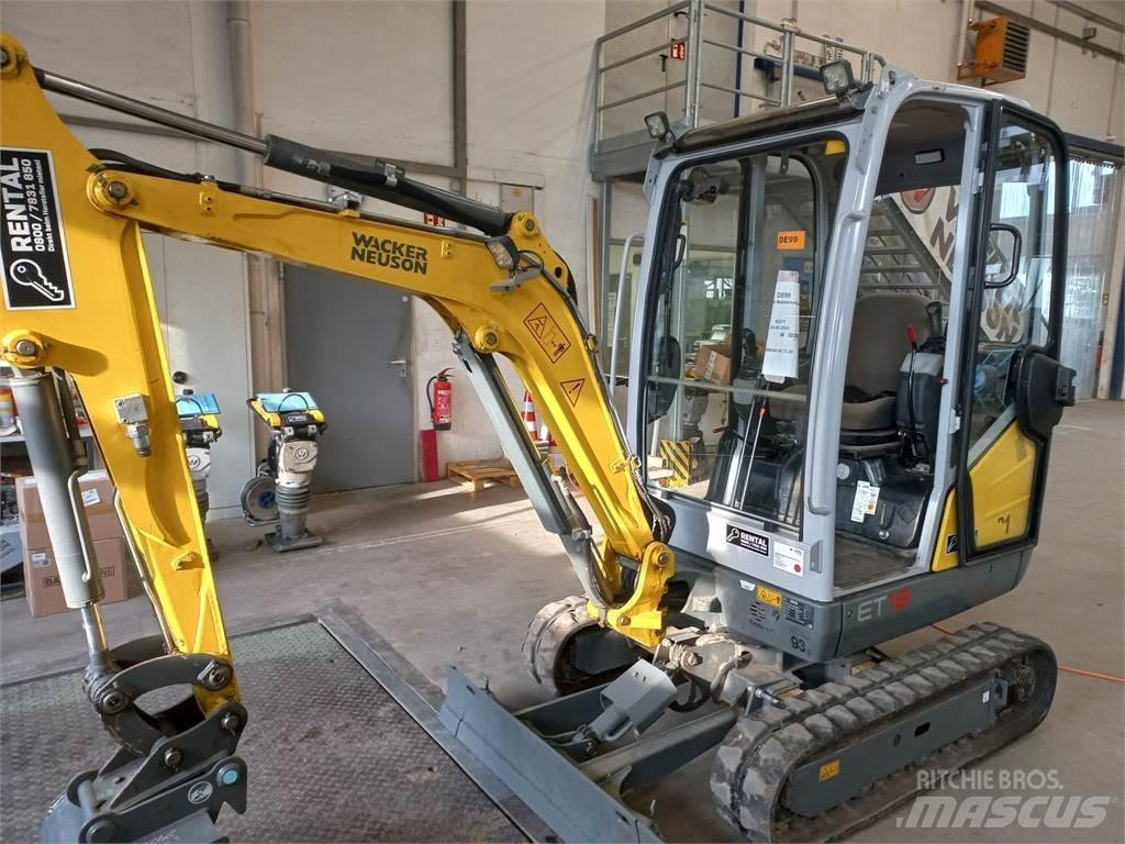 Wacker Neuson ET18 حفارات زحافة