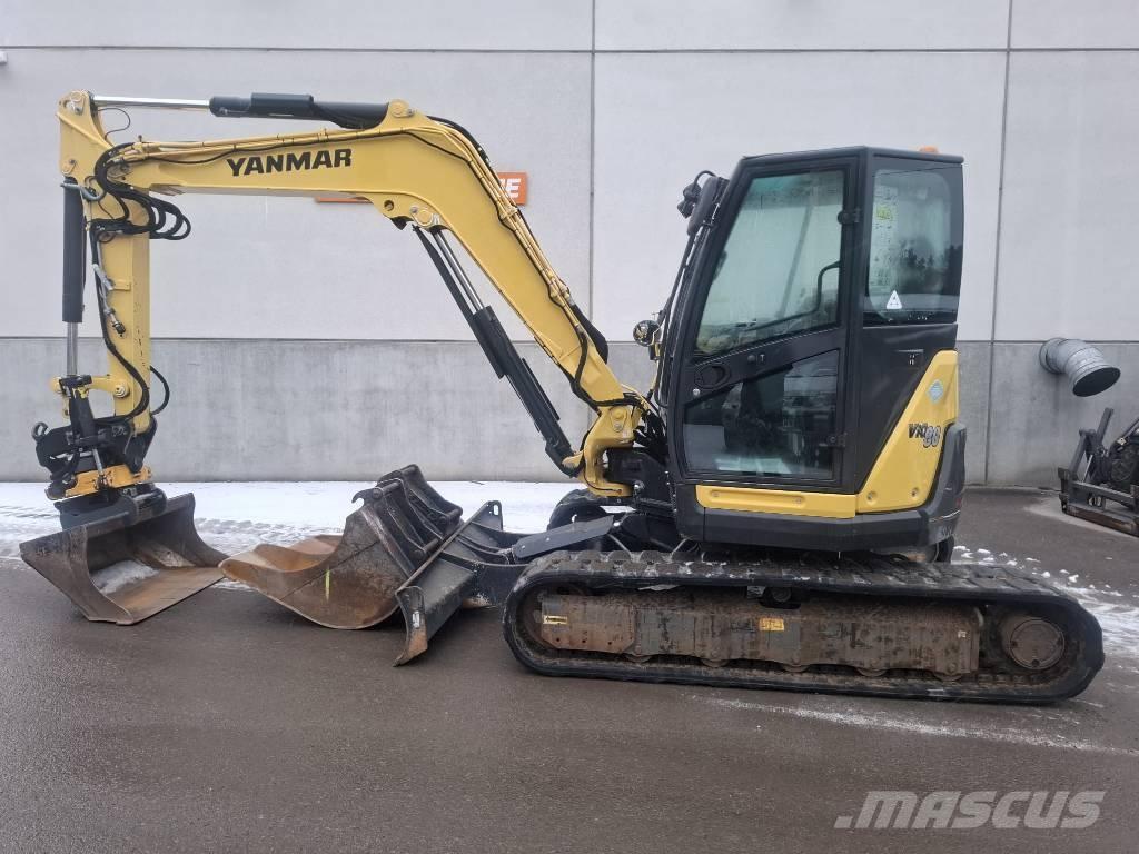 Yanmar Vio 80-1A حفارات وسط 7 طن - 12 طن