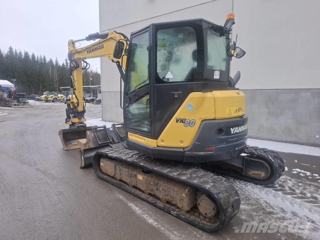 Yanmar Vio 80-1A حفارات وسط 7 طن - 12 طن