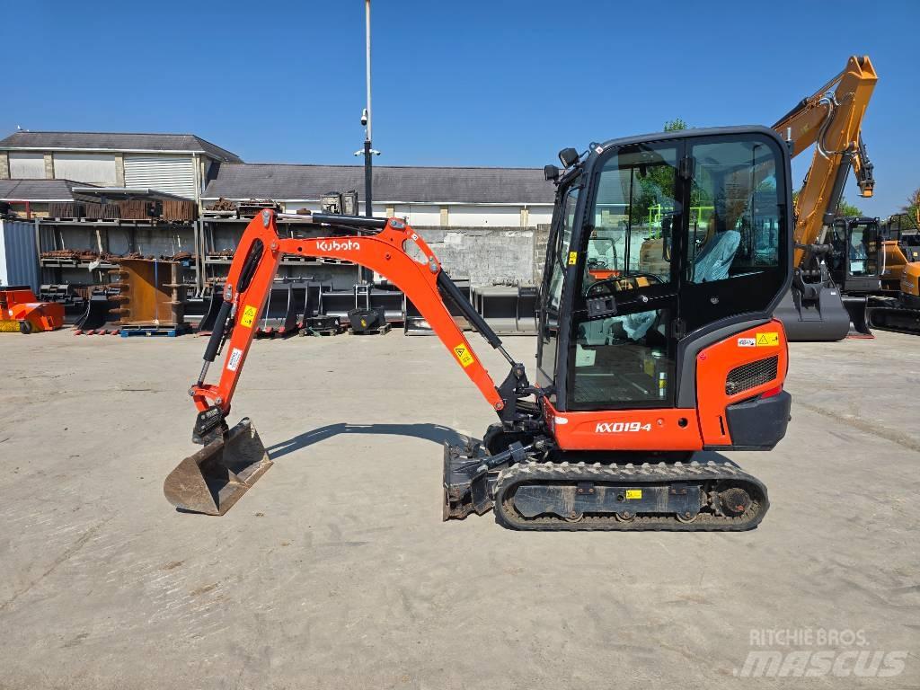 Kubota KX 019-4 حفارات صغيرة أقل من 7 طن (حفارات صغيرة)
