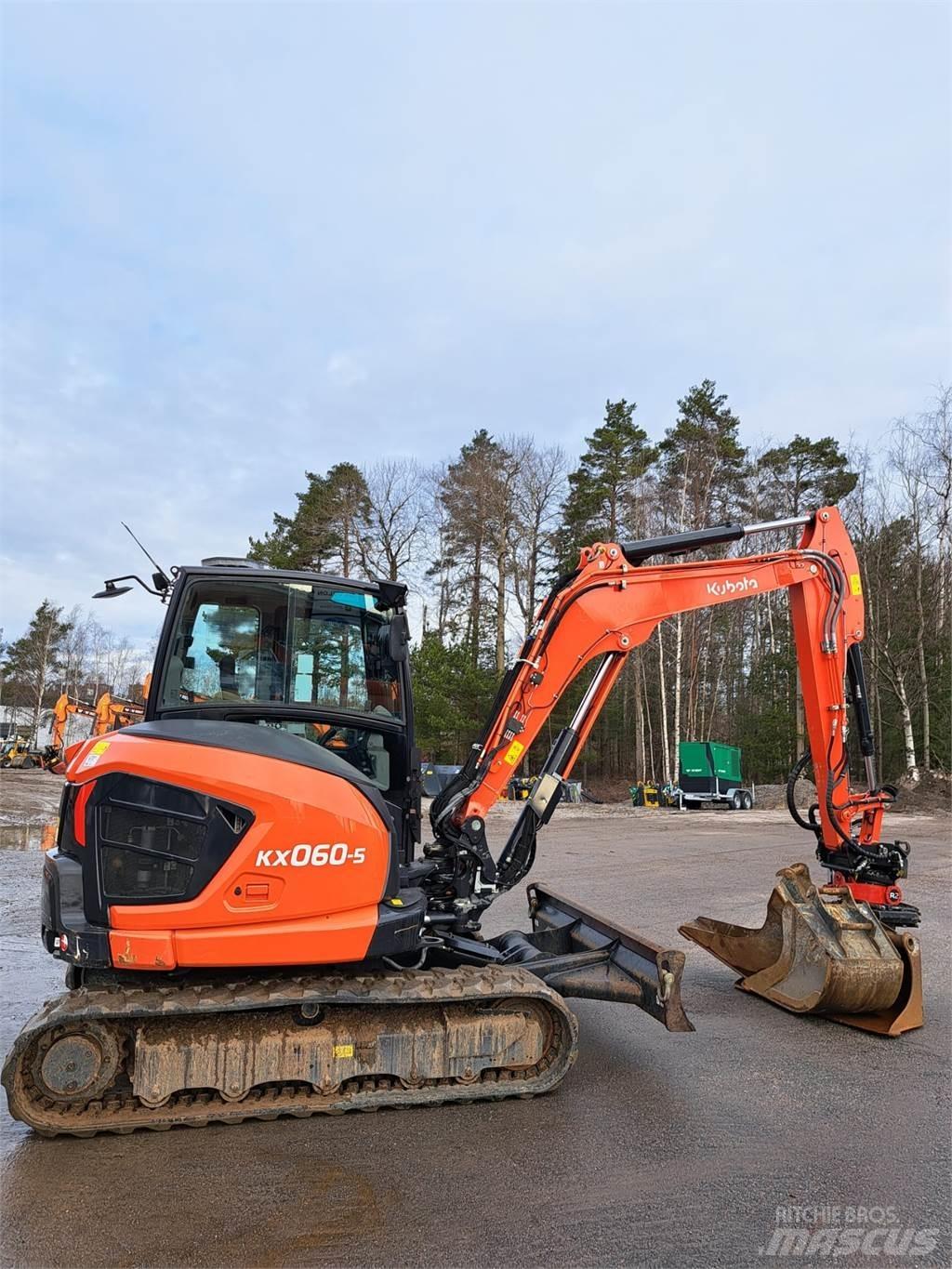Kubota KX060-5 حفارات صغيرة أقل من 7 طن (حفارات صغيرة)