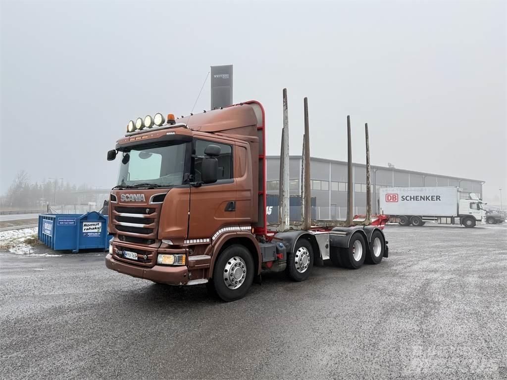Scania R 730 8X4 شاحنات أشجار