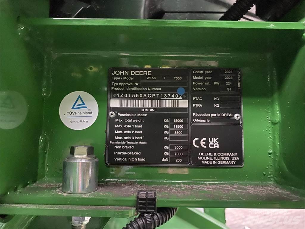 John Deere T550i حصادات