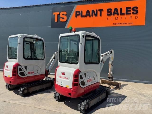 Takeuchi TB 216 حفارات صغيرة أقل من 7 طن (حفارات صغيرة)