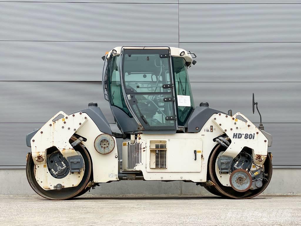 Hamm HD+ 80i VV مداحل ثنائية الاسطوانة