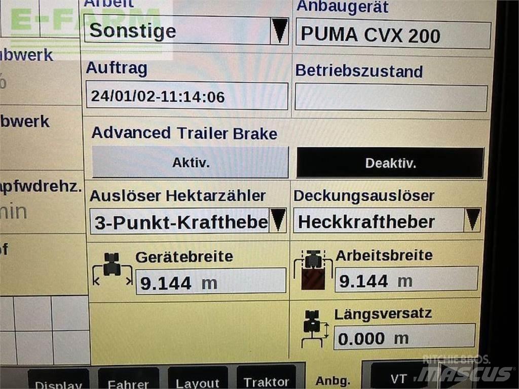 Case IH puma 200 الجرارات