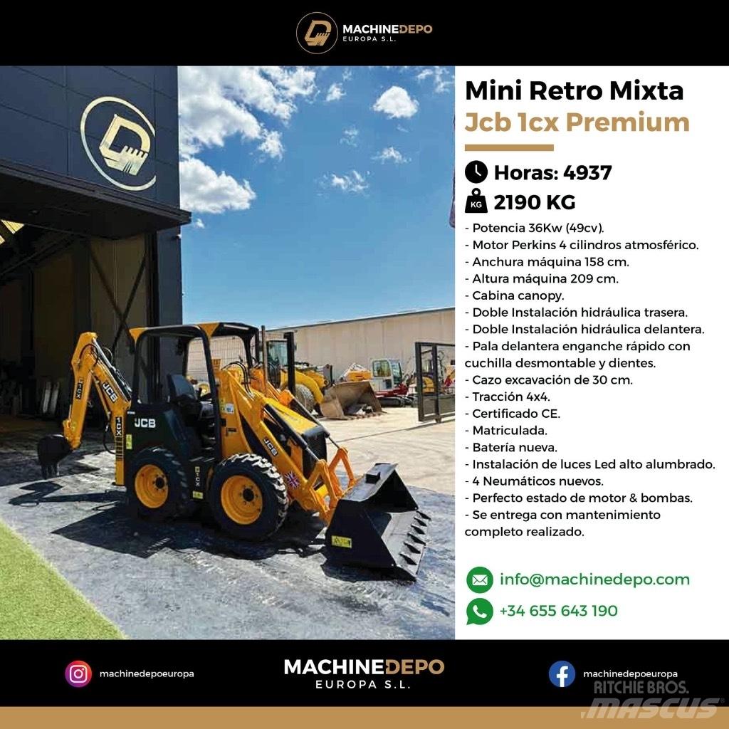JCB 1 CX لوادر ذات جرافات عكسية