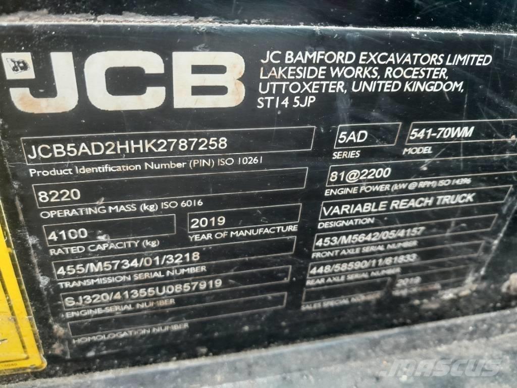 JCB 541-70 معدات مناولة لأغراض الزراعة