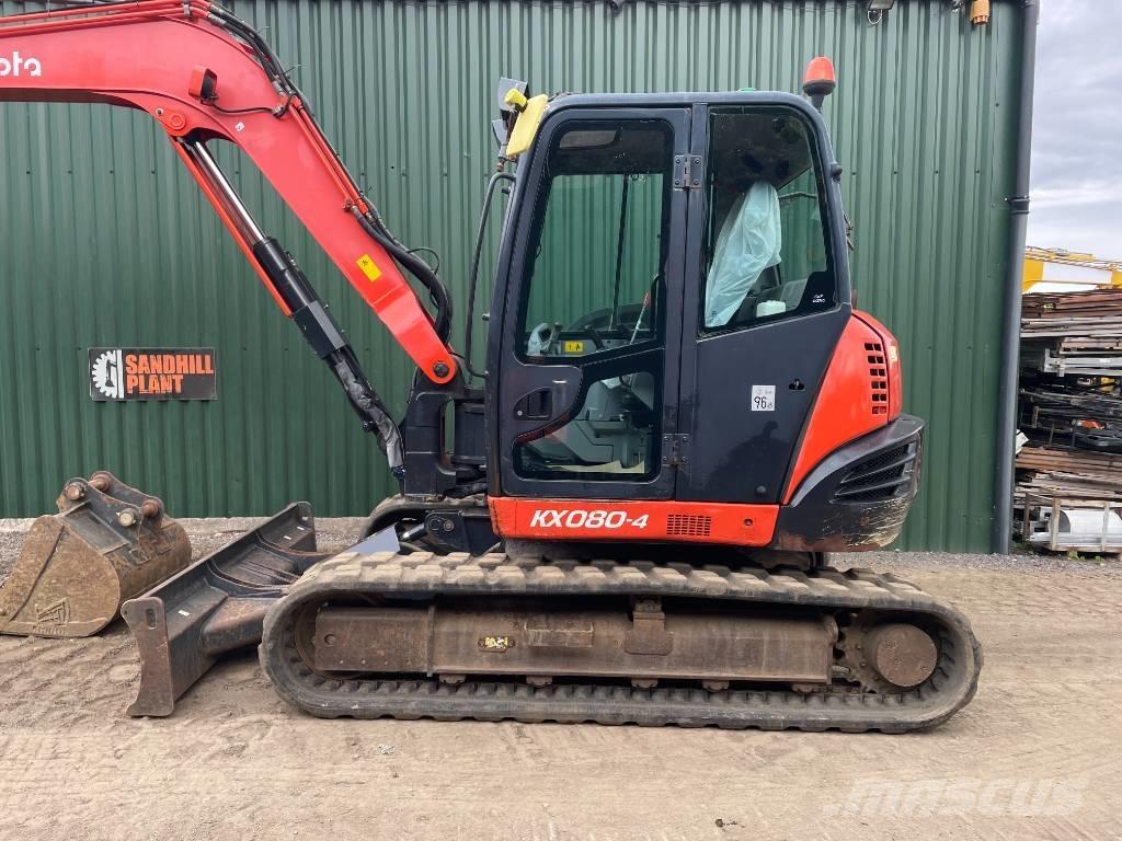 Kubota KX 080-4 حفارات وسط 7 طن - 12 طن