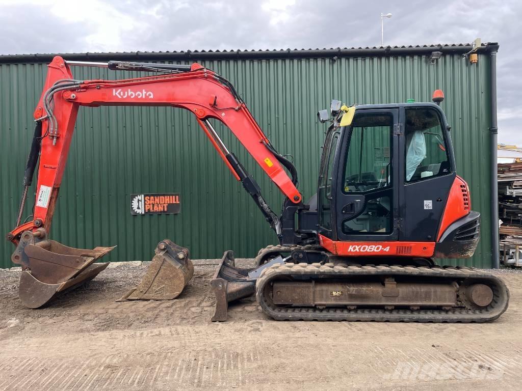 Kubota KX 080-4 حفارات وسط 7 طن - 12 طن
