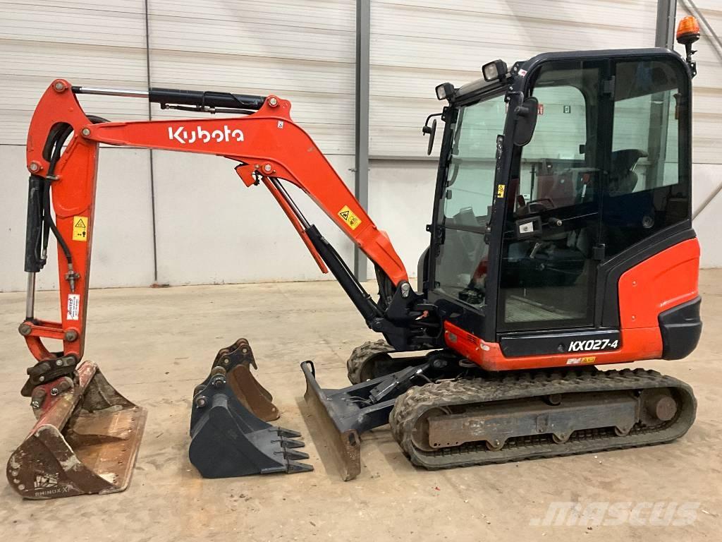 Kubota KX 027-4 حفارات صغيرة أقل من 7 طن (حفارات صغيرة)