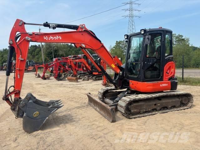 Kubota U 55-4 حفارات صغيرة أقل من 7 طن (حفارات صغيرة)