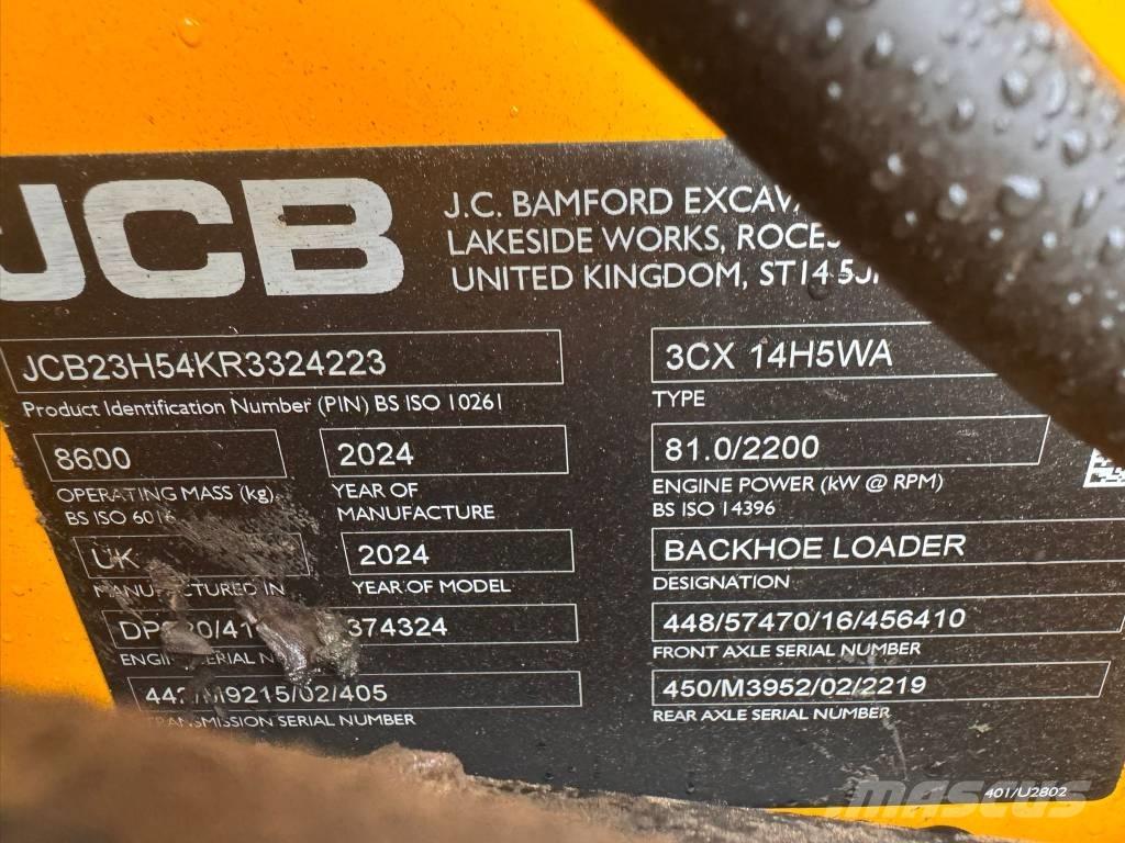 JCB 3 CX لوادر ذات جرافات عكسية