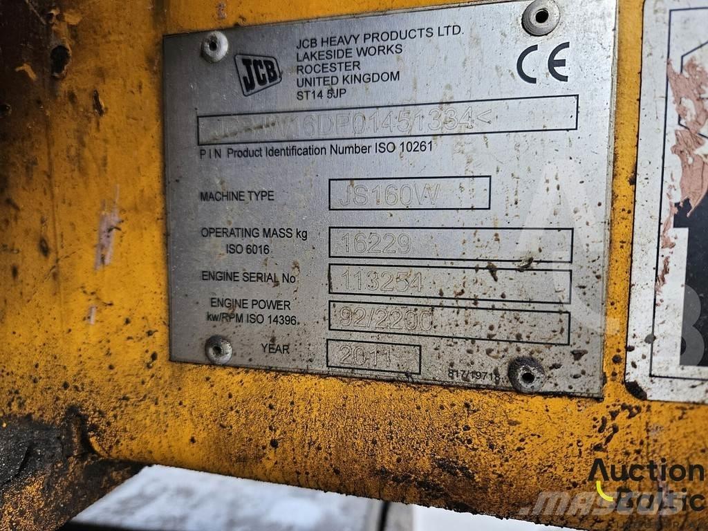 JCB JS 160 W حفارات بعجل
