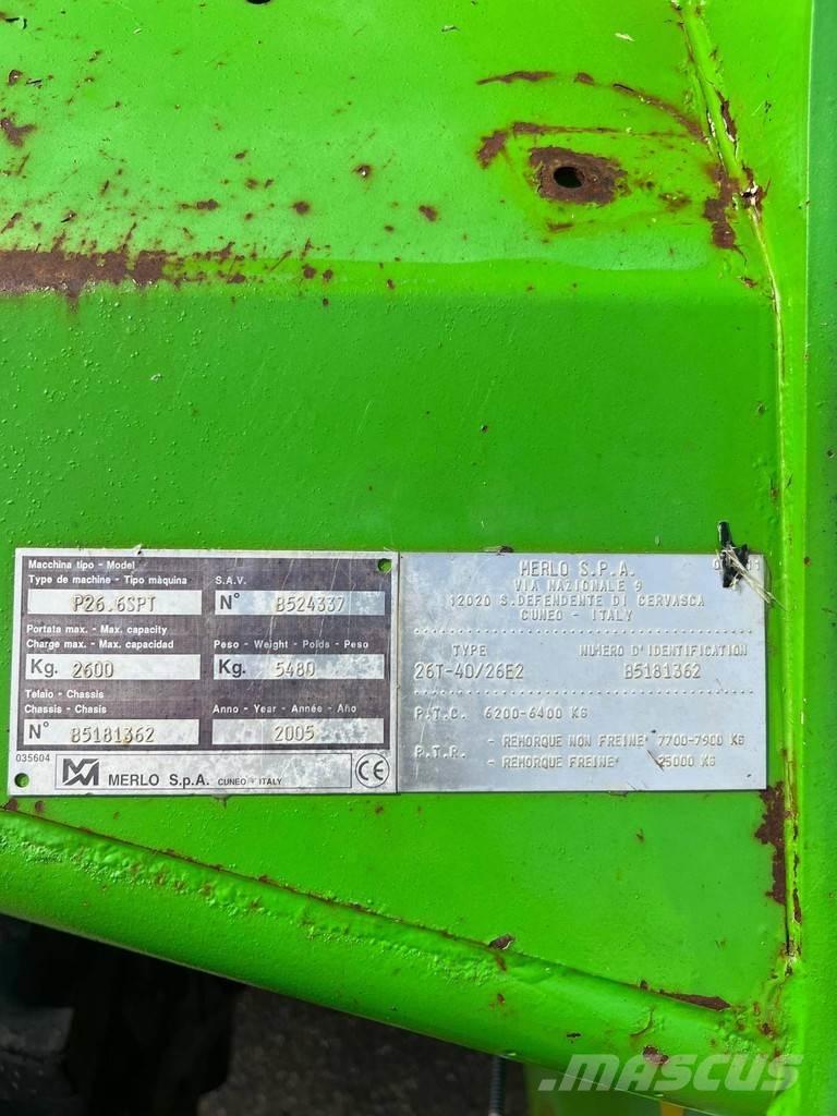 Merlo P26.6 SPT مناولات متداخلة