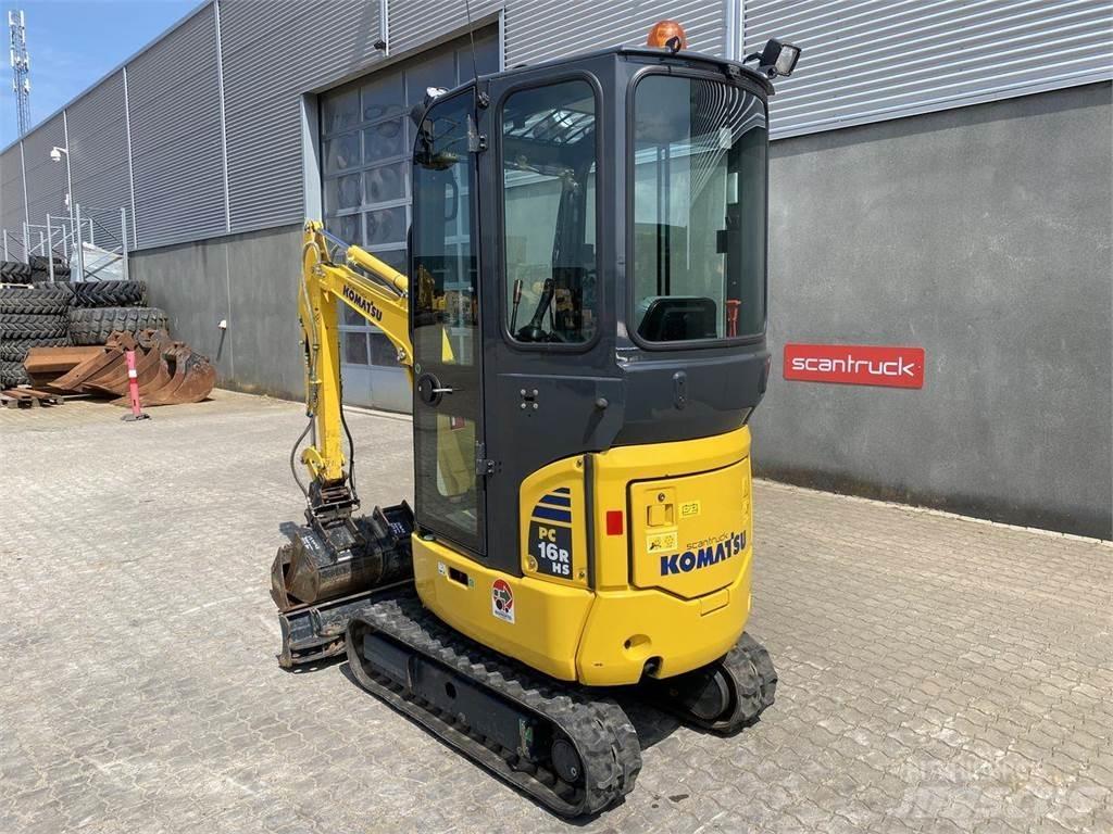 Komatsu PC16R-3 حفارات بعجل